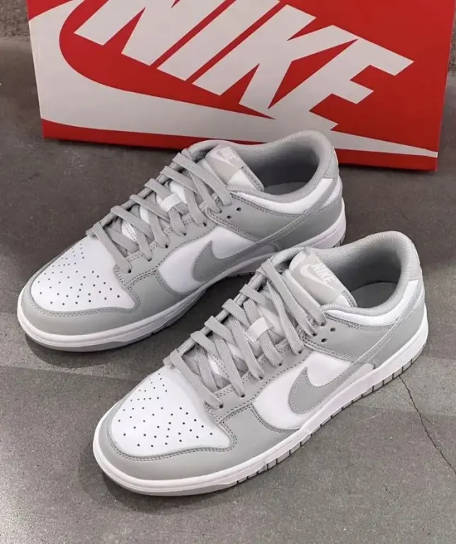Кроссовки Nike dunk low Grey Fog