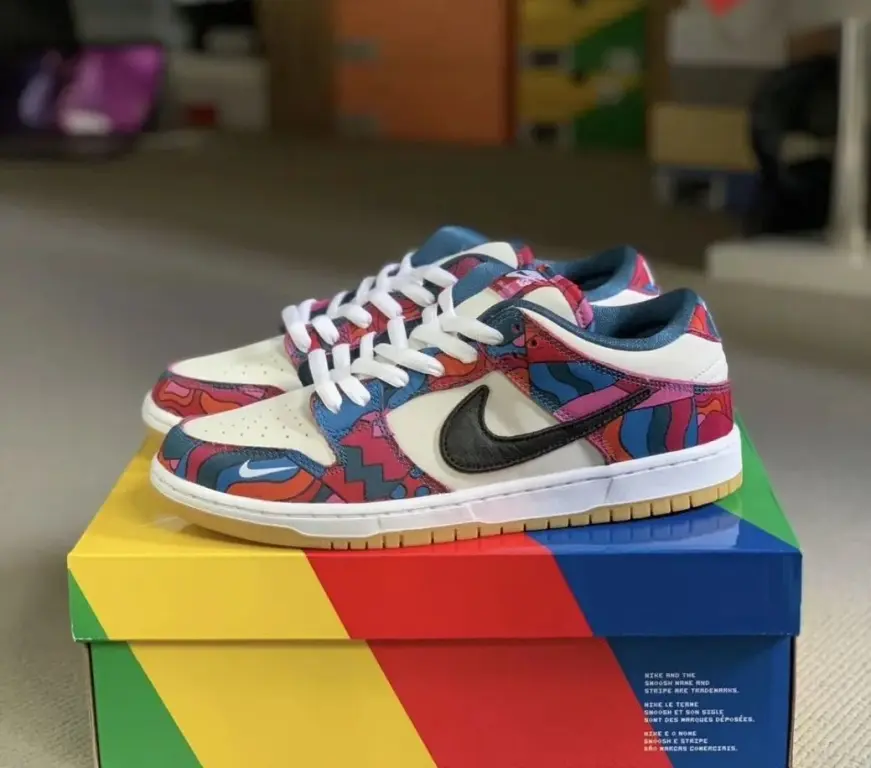 Nike SB Dunk Low pro parra Abstract Art