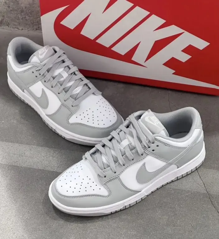 Кроссовки Nike dunk low Grey Fog