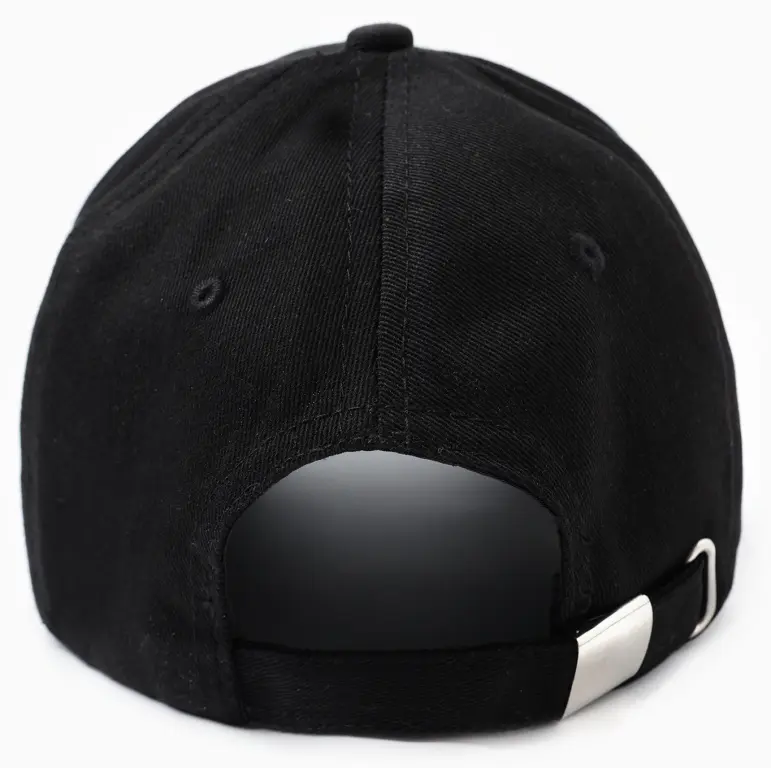 Кепка унисекс черная оптом.