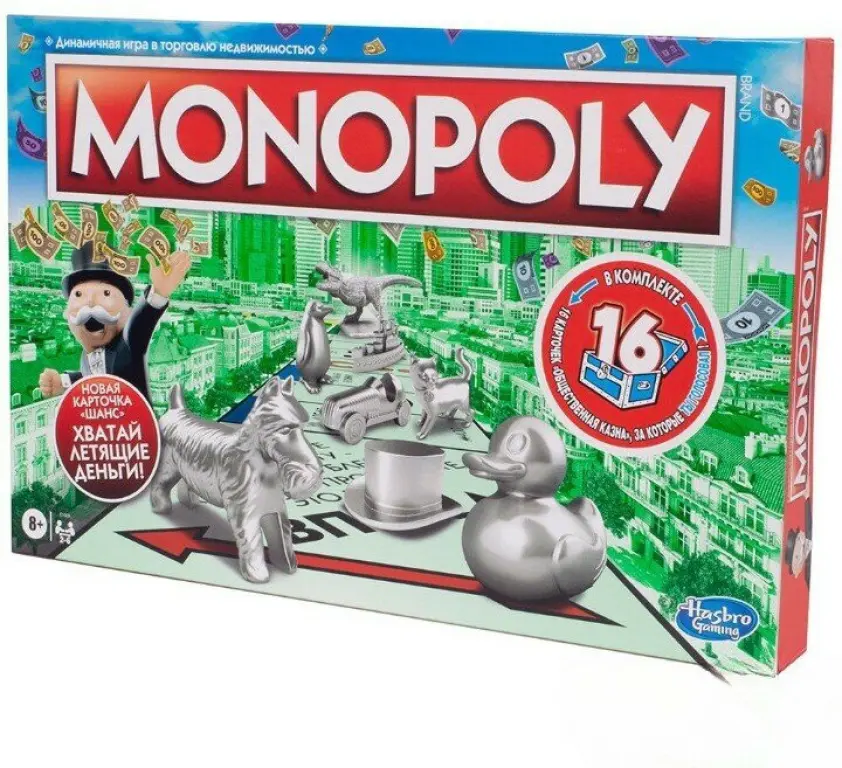 Настольная игра «Классическая монополия» опт от 30 шт.