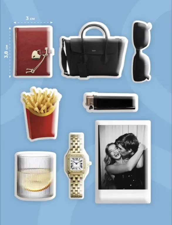 3D стикеры оптом.