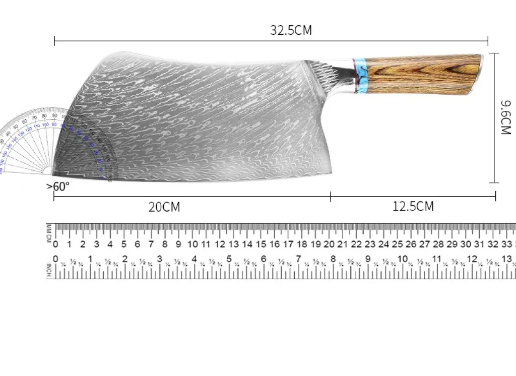 Наборы из трех кухонных ножей.