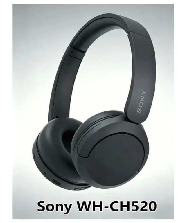 Sony Наушники беспроводные Sony WH-CH520, Bluetooth, черный матовый