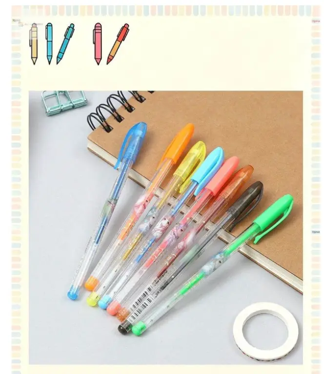 Ручка Гелевая 48 GLITTER PEN штук новинка